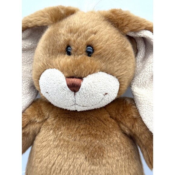 Vtg 90s Build A Bear Tan Pink Floppy Ears Easter Bunny Rabbit Plush Animal 18" - Picture 3 of 6